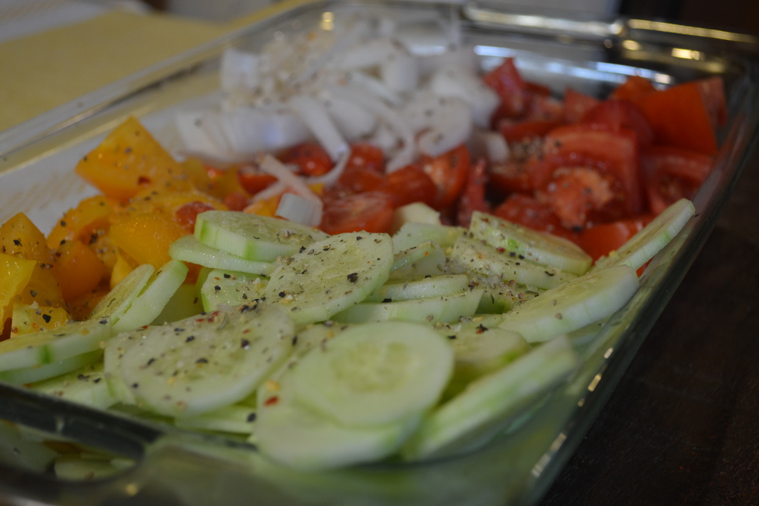 Cucumber and Tomato Salad 